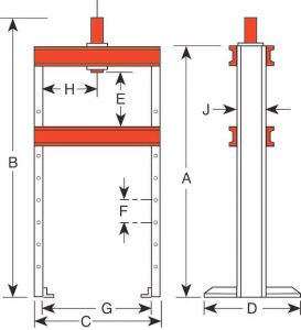 Custom Hydraulic H-Frame Press